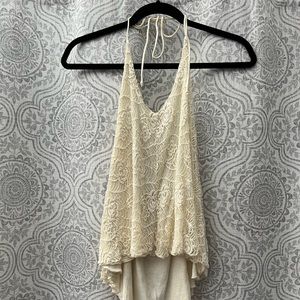 Crocheted halter top